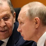 Lavrov discutand cu Putin FOTO EPA-EFE