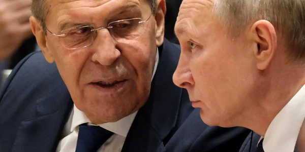 Lavrov discutand cu Putin FOTO EPA-EFE