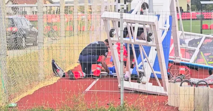 Copilul a ajuns la spital Foto: Captură Video Trifu Mircea/Facebook