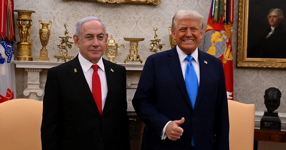 Benjamin Netanyahu a avut o întâlnire la Casa Albă cu Donald Trump FOTO: X