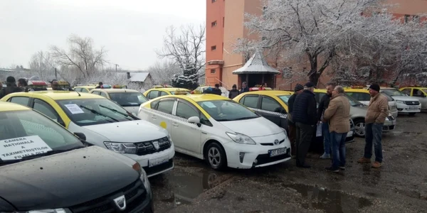 protest olt taximetrişti