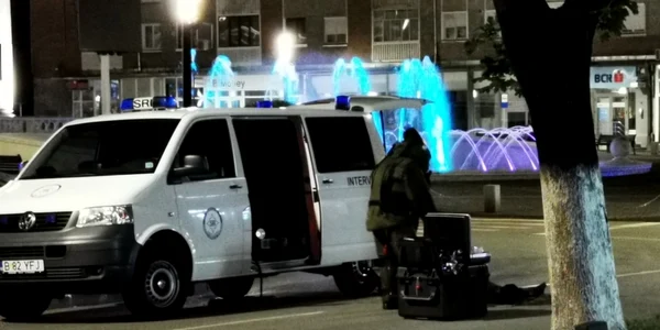 alerta cu bomba in hunedoara foto daniel guta adevarul