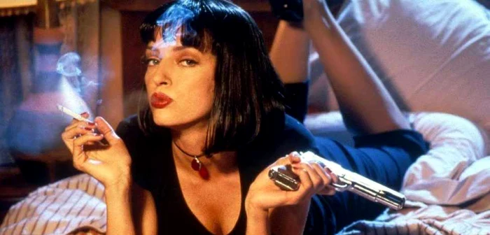 Actriţa Uma Thurman, în rolul Mia Wallace, din „Pulp Fiction“ FOTO Facebook