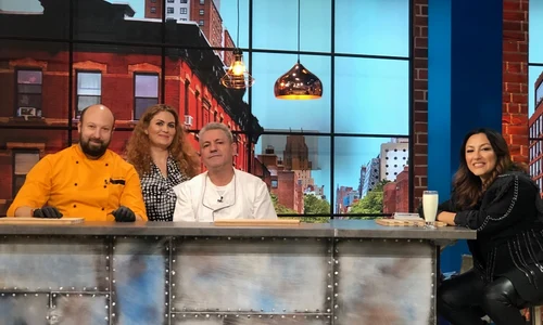 Exigentul juriu: chef Alex Cîrțu, nea Vasile și Andra jpeg