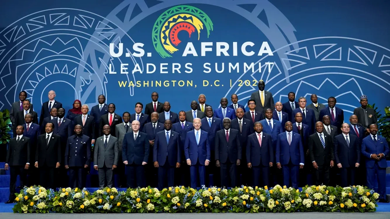 15 decembrie 2022, Joe Biden, alături de liderii africani la Summit-ul liderilor SUA-Africa
