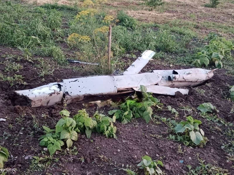 Fragmente de dronă rusească descoperite în apropierea brațului Sfântu Gheorghe
