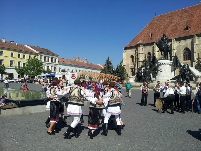 Piaţa Unirii este unul dintre locurile unde vor avea loc Zilele Clujului  FOTO: Florina Pop