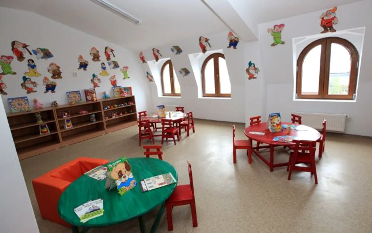 75 de copii mai mici de 3 ani pot fi îngrijiţi zilnic în centrul ”Casa cu pitici”, din sectorul 4          FOTO: PMB