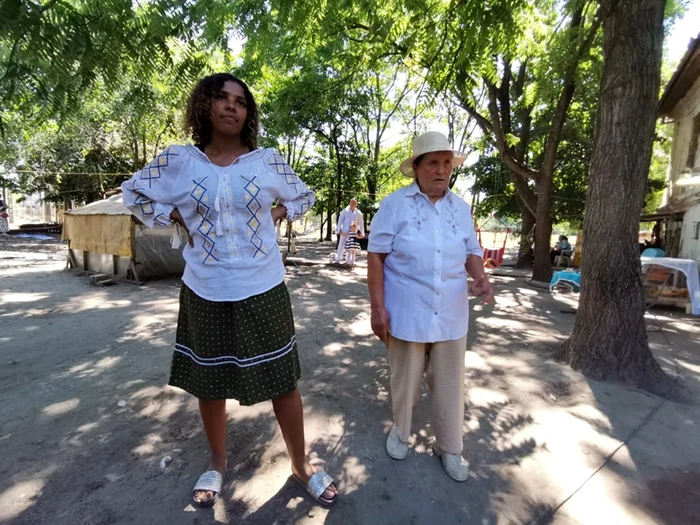 Alice Francis și mama ei Maria Radermacher FOTO Ștefan Both