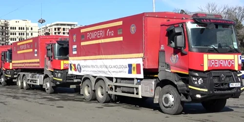 Ajutor umanitar oferit de Romania pentru R Moldova