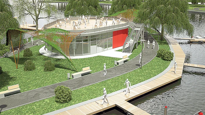 Pe insula de pe Lacul Floreasca va fi amenajată o sală poli-funcțională cu 360 de locuri