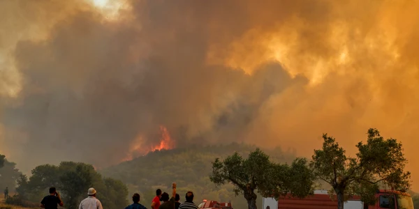 Incendii si evacuare populație lângă Atena FOTO AFP (1) jpg