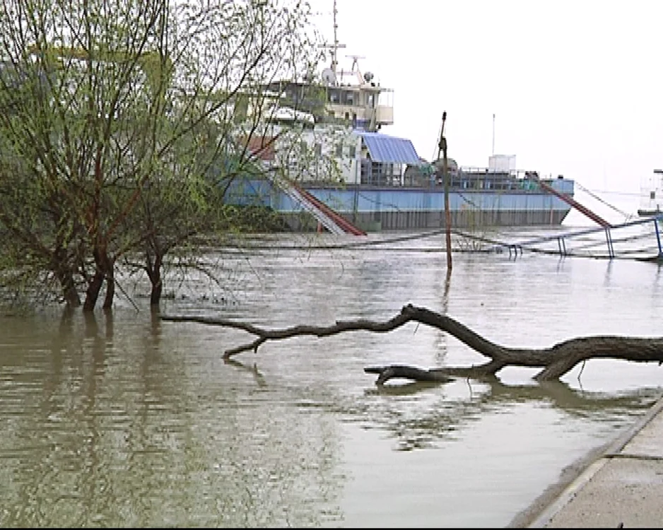 Femeia voia să se arunce în Dunăre. FOTO: N.Butnaru