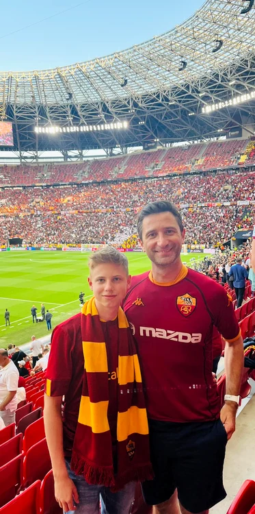 Cristian cu fiul lui, Alex