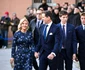 Prințul Pavlos și Prințesa Marie Chantal cu Prințul Constantin și Prințul Aristides la nunta Prințului Nikolaos. FOTO: Profimedia