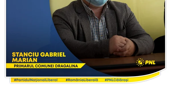 calarasi gabriel stanciu primar Dragalina FOTYO facebook/PNL Calarasi