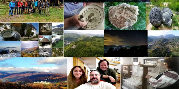 Oltenia de sub Munte și comorile sale imortalizate de Charlie Ottley pentru un documentar dedicat geoparcului aspirant UNESCO Colaj