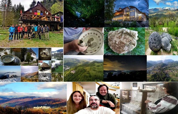 Oltenia de sub Munte și comorile sale imortalizate de Charlie Ottley pentru un documentar dedicat geoparcului aspirant UNESCO Colaj