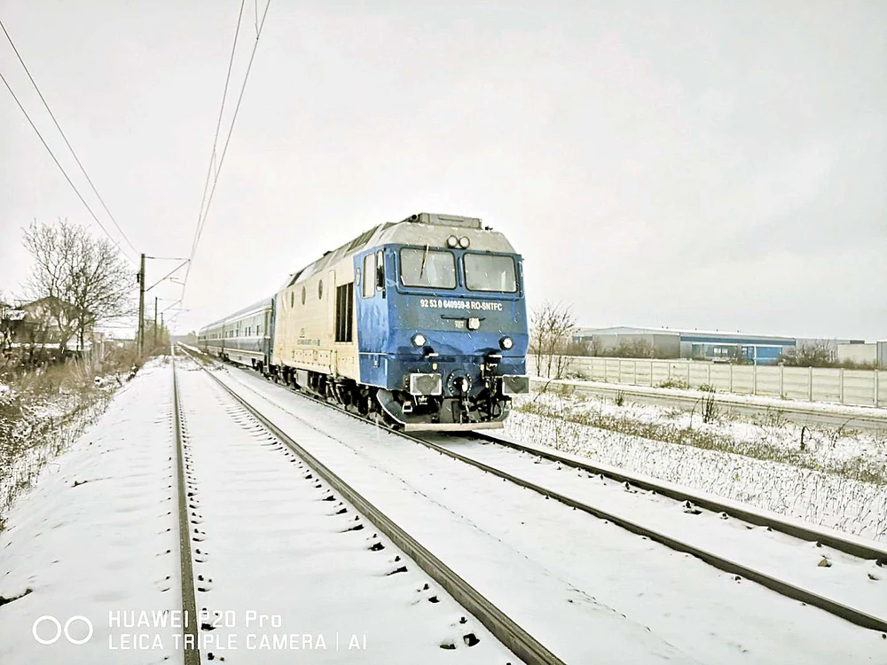 Trenurile au circulat cu viteză redusă pe anumite porţiuni