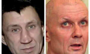 Andrei Chikatilo (dreapta) și fiul său FOTO Colaj Adevărul