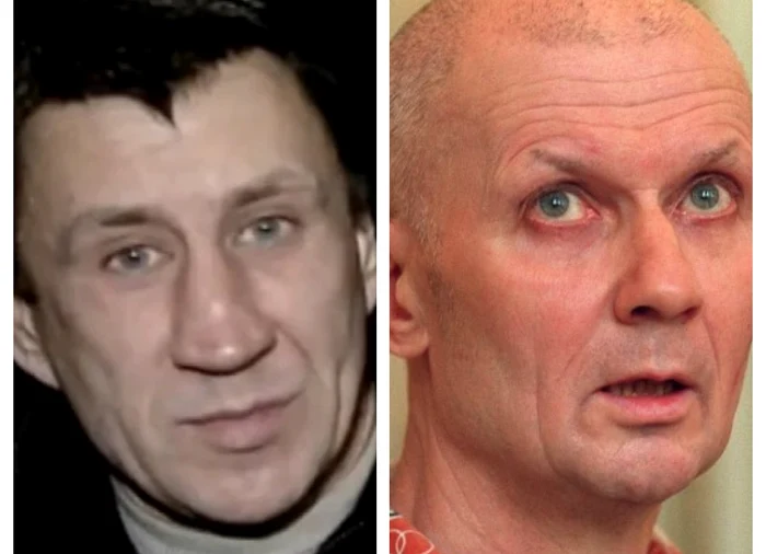 Andrei Chikatilo (dreapta) și fiul său FOTO Colaj Adevărul