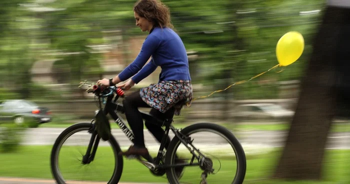 Săptămâna Europeană a Mobilităţii promovează mersul cu bicicleta. FOTO Mediafax