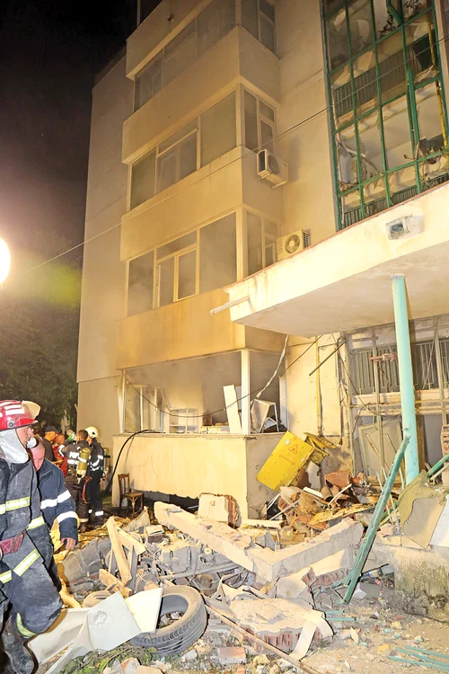 Aşa arăta blocul în seara exploziei