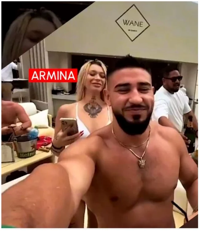 Armina și Bogdan Mocanu / foto: Captură InstaStory 