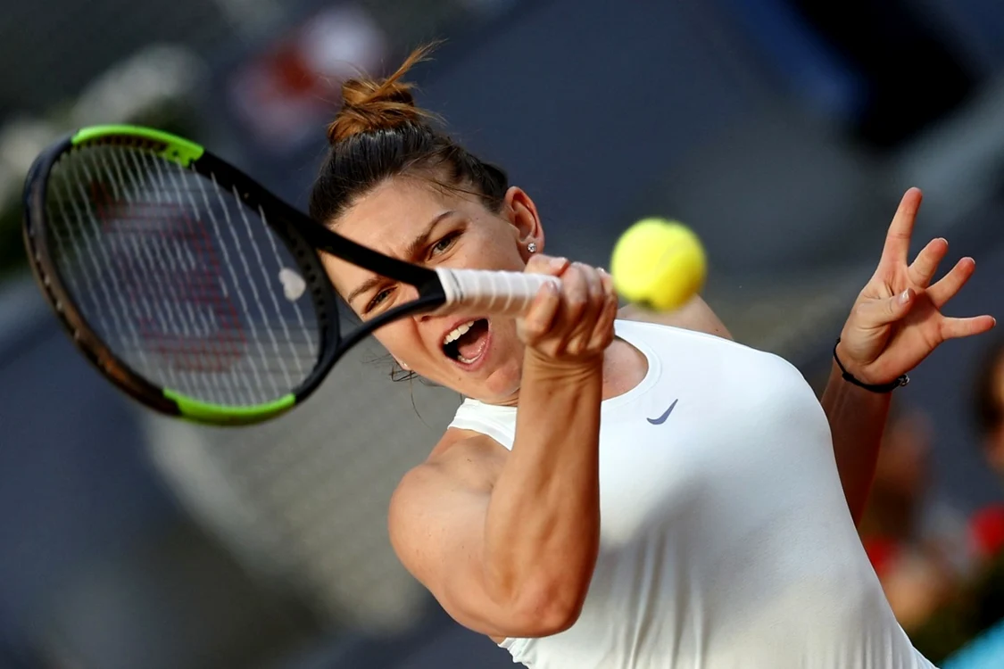 Simona Halep joacă finala Madrid cu  Kiki Bertens FOTO EPA EFE Javier Lizon