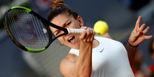 Simona Halep joacă finala Madrid cu  Kiki Bertens FOTO EPA EFE Javier Lizon