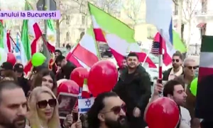 protest la ambasada iranului din bucuresti foto captura video digi24 png