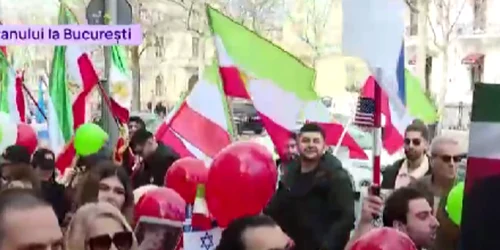 protest la ambasada iranului din bucuresti foto captura video digi24 png
