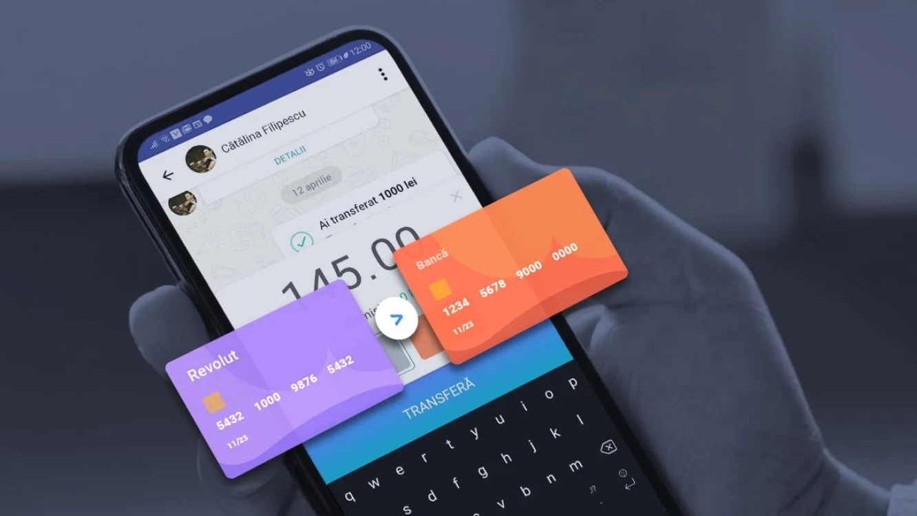card revolut transfer bani