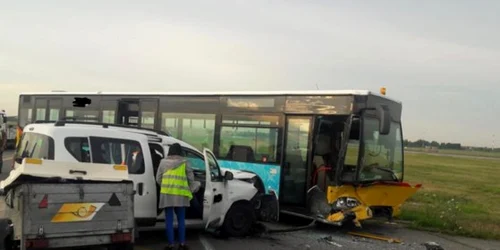 accident aeroport/mediafax