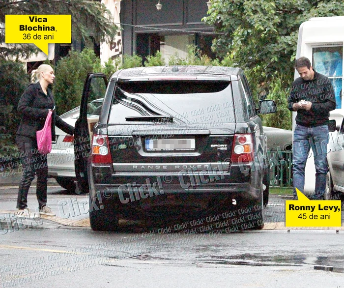 
    Vica şi Ronny Levy  au fost surprinşi vinerea  trecută în timp ce  ieşeau din restaurant (foto: bill avery)  