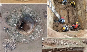 Cercetări arheologice în necropola Tamir (© P. Gérard, B. Noost, and D. Nikolaeva / Alcouffe et al., Antiquity (2026)