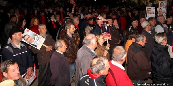 miting hunedoara