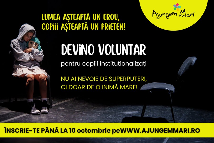 „O oră pe săptămână poate schimba un destin”. Cum au reușit în viață copiii din centre, sprijiniți de voluntari – INTERVIU