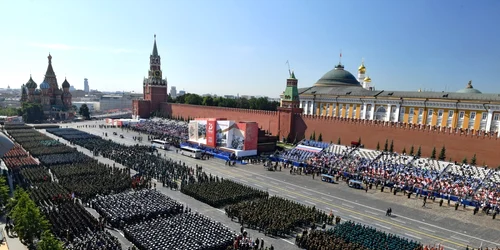 Parada la Moscova cu ocazia implinirii a 75 de ani de la infrangerea lui Hitler. FOTO Guliver-Gettyimages