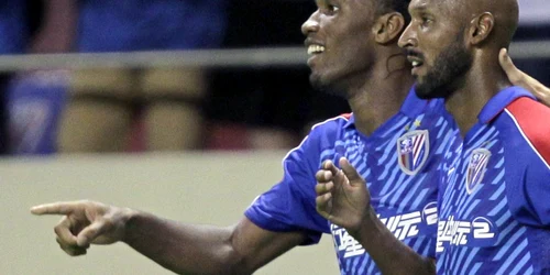 Drogba şi Anelka, la Shanghai Shenhua * Foto: Reuters