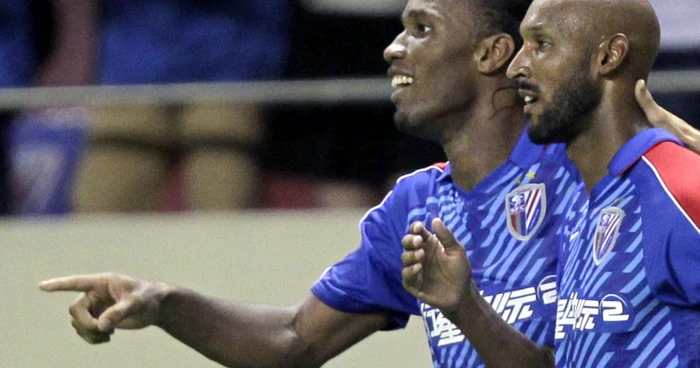 Drogba şi Anelka, la Shanghai Shenhua * Foto: Reuters