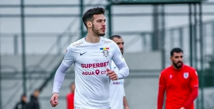 Robert Stanici, fotbalistul cu comportament de huligan. Foto FC Rapid