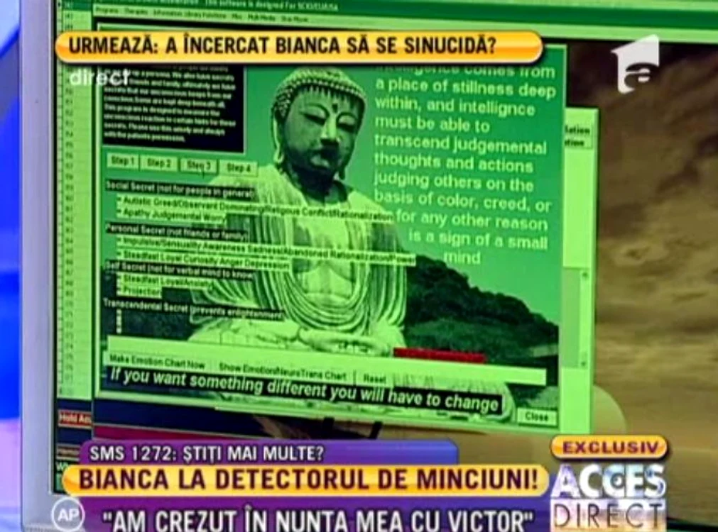Declaraţiile Biancăi au fost analizate la calculator