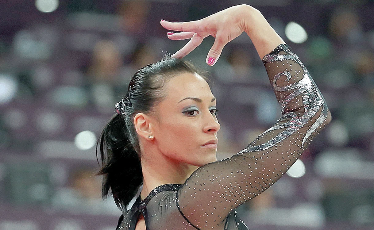 
    Cătălina Ponor va fi prima gimnastă portdrapel din istoria  RomânieiFoto: Guliver/ GettyImages  