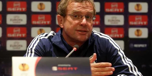 Ralf Rangnick spune că echipa sa a dominat meciul și putea câștiga