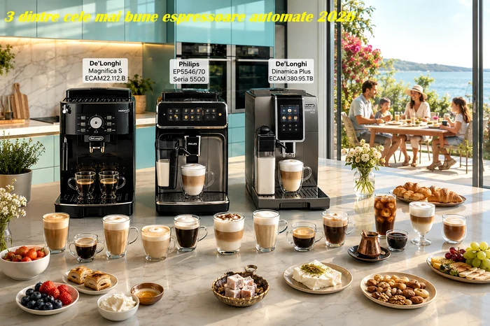 De'Longhi și Philips espressoare automate 2026 și cafele diverse în bucătărie-DacianaStoica/Adevărul