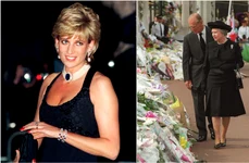 Prințul Philip și Regina Elisabeta după moartea Prințesei Diana pe 31 august 1997   Profimedia jpg