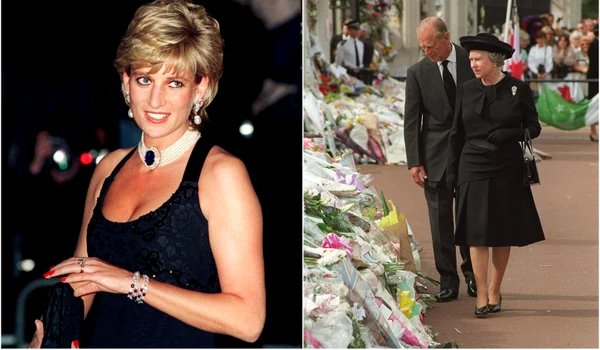 Prințul Philip și Regina Elisabeta după moartea Prințesei Diana pe 31 august 1997   Profimedia jpg