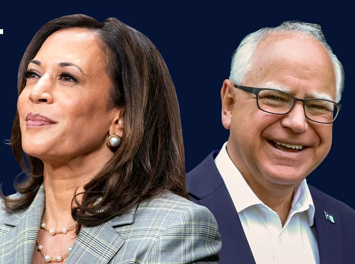 Kamala Harris și Tim Walz FOTO: Facebook