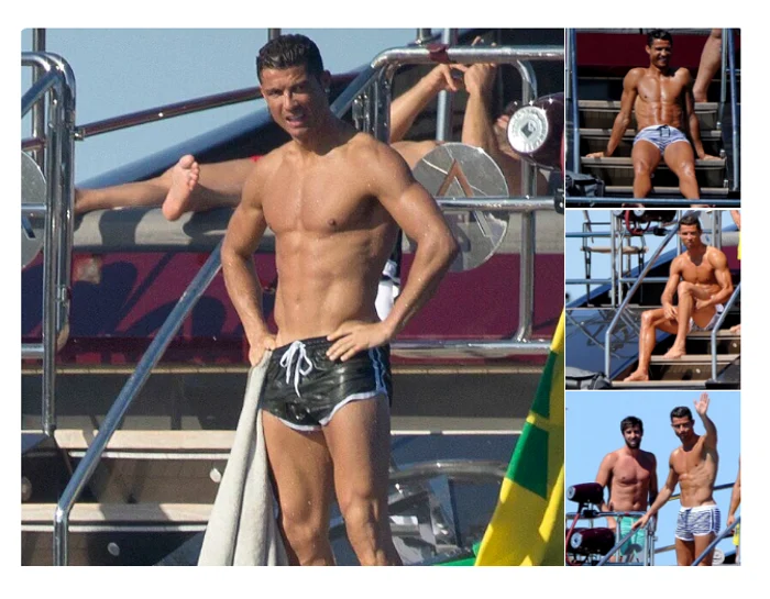 Ronaldo, întâmpinat în apă de două domnișoareTwitter